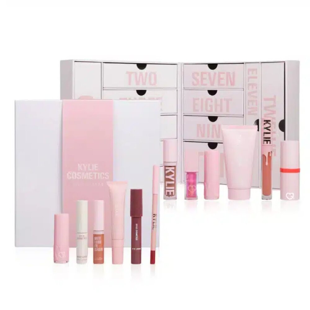 KYLIE Cosmetics ADVENT CALENDAR 2024 Holiday Christmas Makeup Set NEW IN BOX!